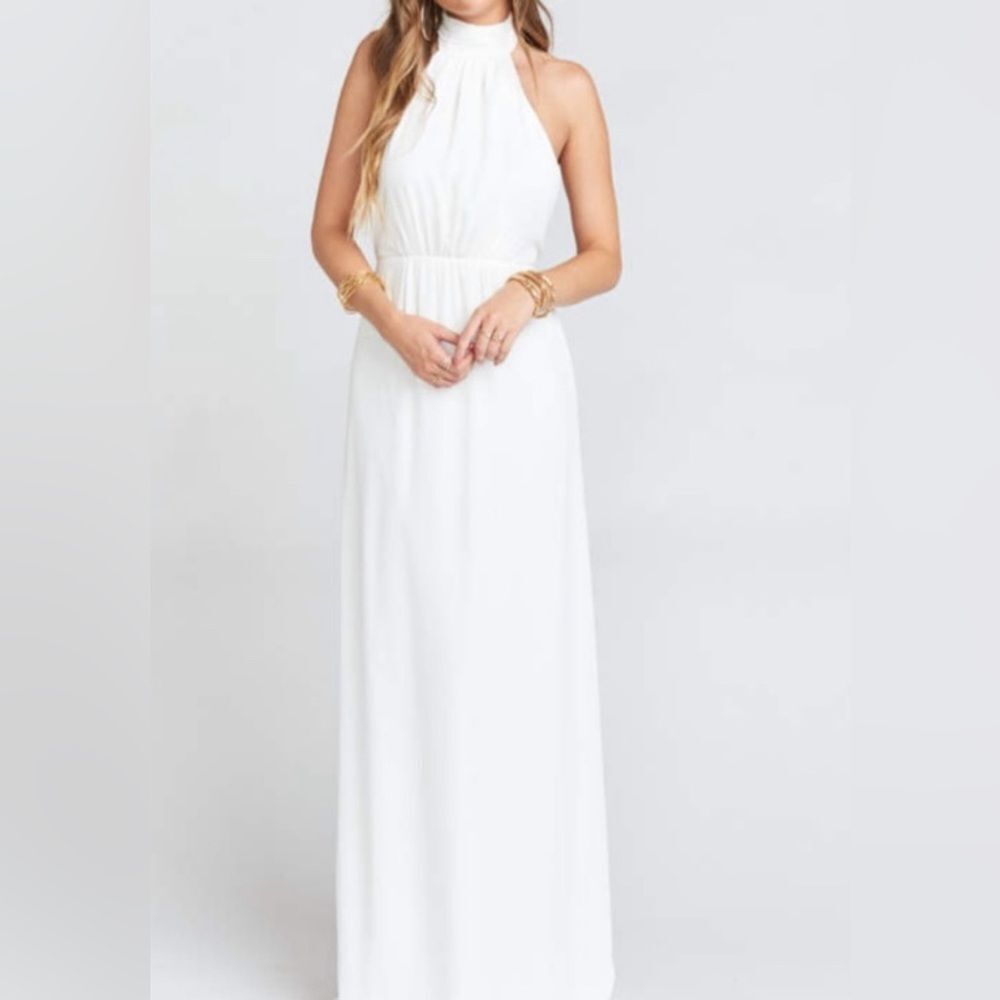 Show me your Mimi halter neck open back Dress Size XS